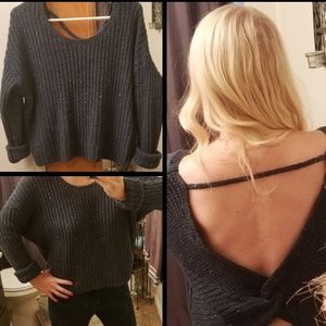 Backless Sweater